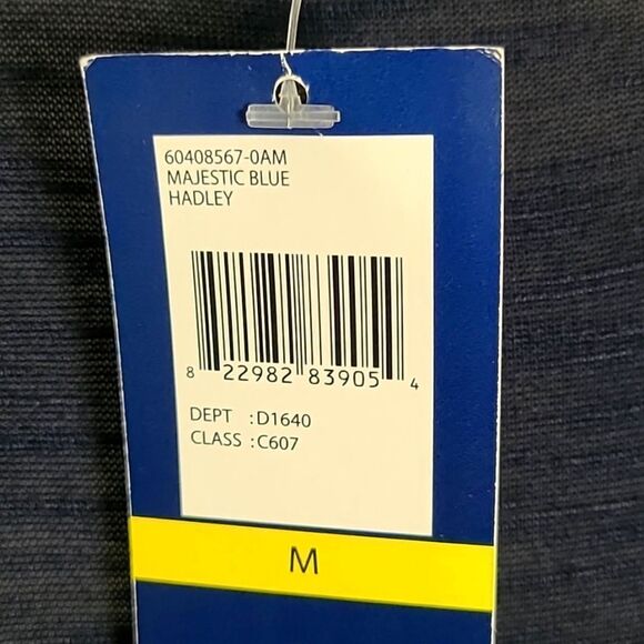 Bandolino Navy Blue Tunic Top with Embroidered Accents, Size Medium, NWT - Picture 5 of 8